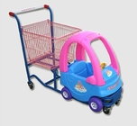 Άνετο κάρρο αγορών υπεραγορών Caddy παιδιών Coupe μεταλλικό για το παντοπωλείο