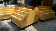 Πλαισιωμένα διπλάσιο ράφια επίδειξης καταστημάτων υπεραγορών ξύλινα/ξύλινο λιανικό να τοποθετήσει σε ράφι με το ακρυλικό κιβώτιο