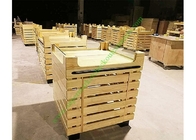 Ανθεκτική στάση φρούτων υπεραγορών ξύλινη με το ακρυλικό προστατευτικό κιγκλίδωμα στην κορυφή